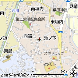 京都府亀岡市篠町馬堀池ノ下周辺の地図