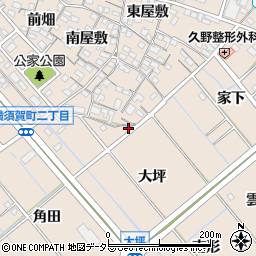 愛知県東海市高横須賀町辰巳屋敷57周辺の地図