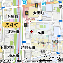 京の道具の店てっさい堂周辺の地図