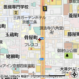 株式会社ティービーアイ　京都支店周辺の地図