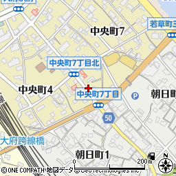 名鉄協商大府駅東駐車場周辺の地図