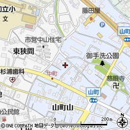 愛知県知立市山町桜馬場34周辺の地図