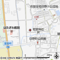 兵庫県西脇市日野町66周辺の地図