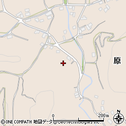 岡山県美作市原周辺の地図