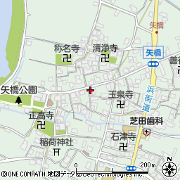 滋賀県草津市矢橋町1396周辺の地図