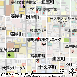リパーク六角通堺町東駐車場周辺の地図