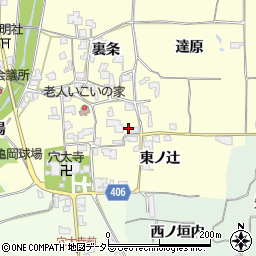 京都府亀岡市曽我部町穴太東ノ辻24周辺の地図