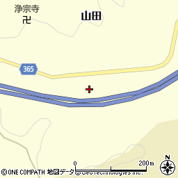 兵庫県佐用郡佐用町山田86周辺の地図