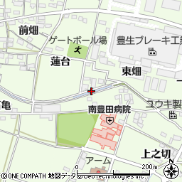 愛知県豊田市和会町北新切周辺の地図