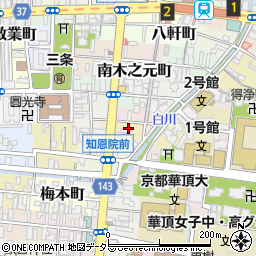 京都府京都市東山区稲荷町南組周辺の地図