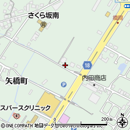 滋賀県草津市矢橋町162周辺の地図