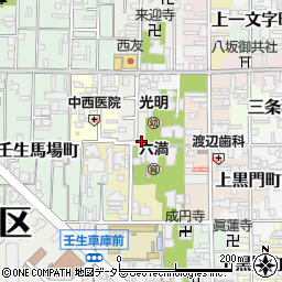 京都府京都市中京区今新在家東町89-5周辺の地図