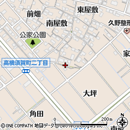 愛知県東海市高横須賀町辰巳屋敷12周辺の地図