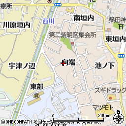 京都府亀岡市篠町馬堀向端8-34周辺の地図