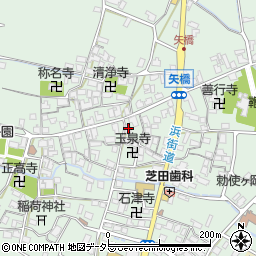 滋賀県草津市矢橋町1408周辺の地図