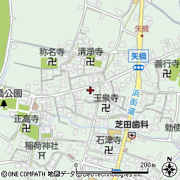滋賀県草津市矢橋町1402周辺の地図
