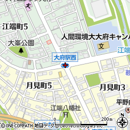 大府駅西周辺の地図