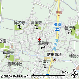 滋賀県草津市矢橋町1405周辺の地図
