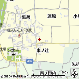 京都府亀岡市曽我部町穴太達原周辺の地図
