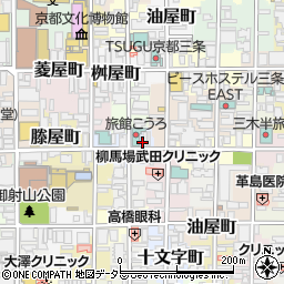 京都府京都市中京区堀之上町110周辺の地図