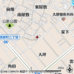 愛知県東海市高横須賀町辰巳屋敷26周辺の地図