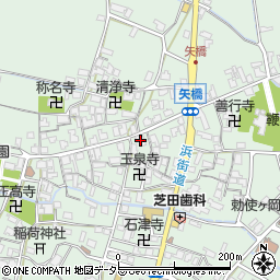滋賀県草津市矢橋町1410周辺の地図
