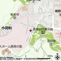 滋賀県大津市小関町2周辺の地図