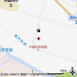 静岡市役所　中藁科保育園周辺の地図