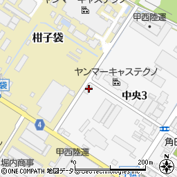 滋賀県湖南市中央3丁目15周辺の地図