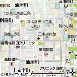 熟成刺身と旨い酒 京都 ひとしお周辺の地図