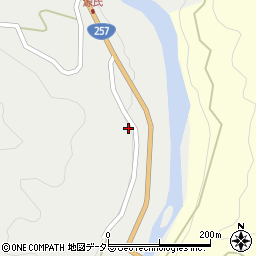 愛知県新城市愛郷南貝津32-1周辺の地図