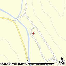 愛知県新城市川合（奥赤沢）周辺の地図