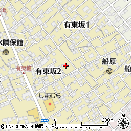 ＲＩＶＥＲ・Ｓ有東坂周辺の地図