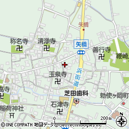 滋賀県草津市矢橋町1416周辺の地図