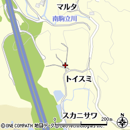 愛知県岡崎市駒立町トイスミ30周辺の地図