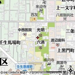 京都府京都市中京区今新在家東町89周辺の地図