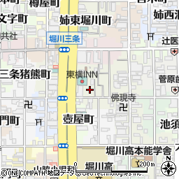 〒604-8256 京都府京都市中京区越後町の地図