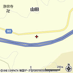 兵庫県佐用郡佐用町山田82周辺の地図
