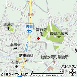 滋賀県草津市矢橋町1284-2周辺の地図