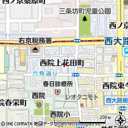 菊華荘西川周辺の地図