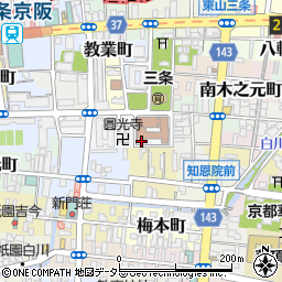 京都府京都市東山区巽町周辺の地図
