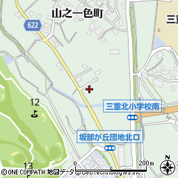 三重県四日市市山之一色町518周辺の地図