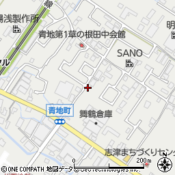 滋賀県草津市青地町606周辺の地図