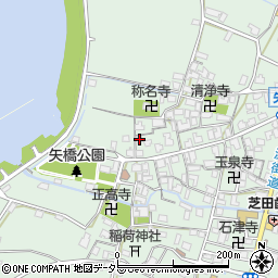 滋賀県草津市矢橋町1347-1周辺の地図