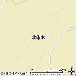 島根県川本町（邑智郡）北佐木周辺の地図