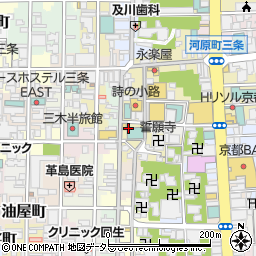 京都府京都市中京区桜之町周辺の地図