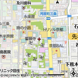 〒604-8034 京都府京都市中京区松ケ枝町の地図