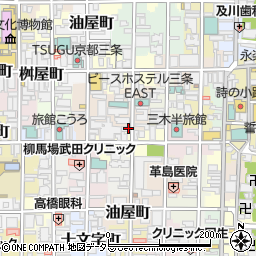 京都府京都市中京区朝倉町546周辺の地図