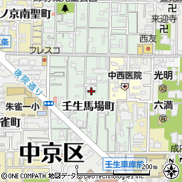 ソレイユ京都二条周辺の地図