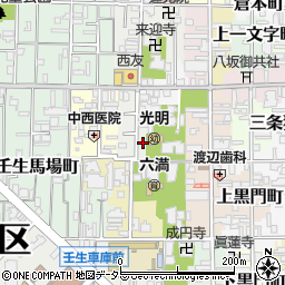 京都府京都市中京区今新在家東町89-6周辺の地図
